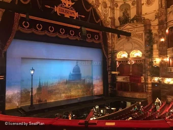 London Coliseum Dress Circle C47 view from seat photo