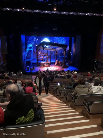 Queen Elizabeth Hall Rear Stalls MM27 view from seat photo