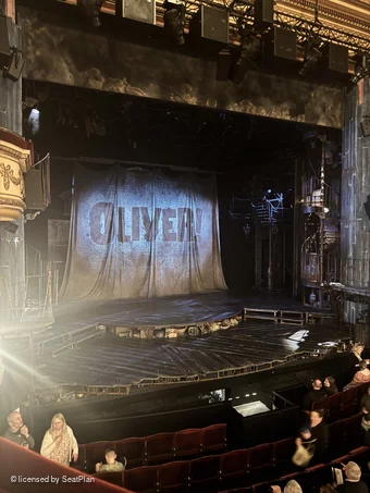 Gielgud Theatre Dress Circle A28 view from seat photo