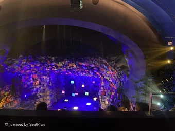 Cambridge Theatre Upper Circle G7 view from seat photo