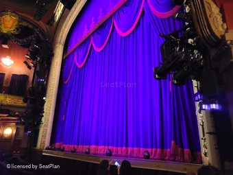 Lyceum Theatre Orchestra E12 view from seat photo
