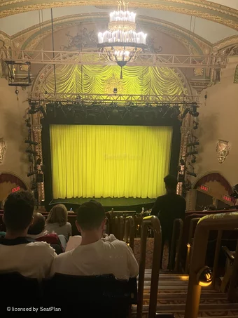 Golden Theatre Rear Mezzanine E103 view from seat photo