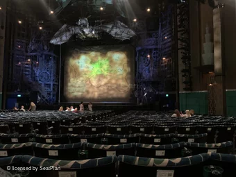 Apollo Victoria Theatre Stalls U13 view from seat photo