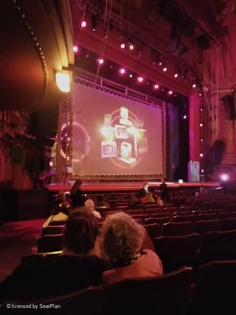 Dominion Theatre Stalls L47 view from seat photo