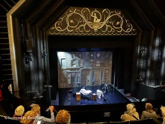 Trafalgar Theatre Dress Circle E21 view from seat photo