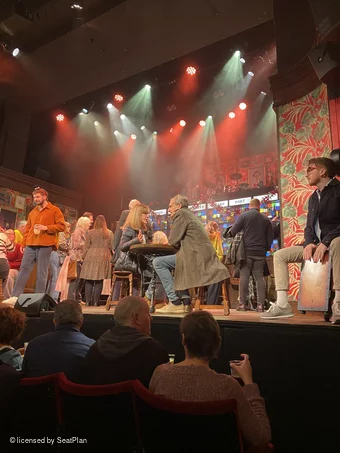 Arts Theatre Stalls B1 view from seat photo