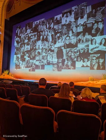 Majestic Theatre Orchestra F8 view from seat photo