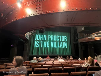 Royal Court Theatre Stalls K16 view from seat photo