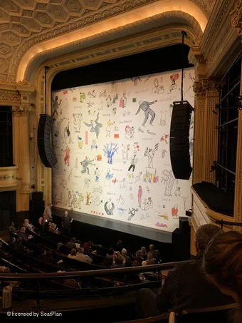 Hudson Theatre Dress Circle C14 view from seat photo
