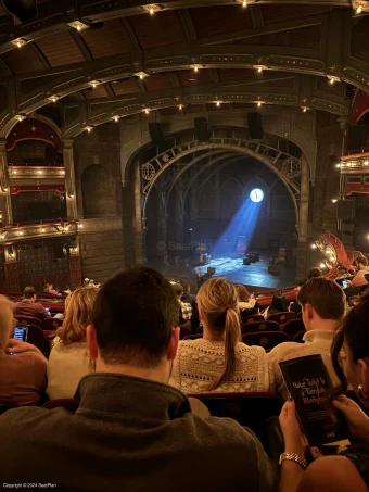 Lyric Theatre Dress Circle H8 view from seat photo