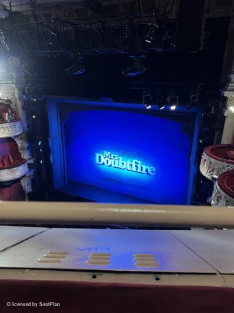 Shaftesbury Theatre Grand Circle A7 view from seat photo