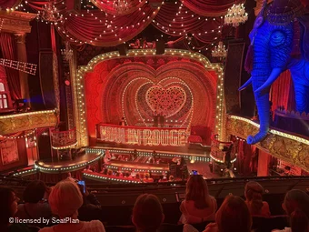 Piccadilly Theatre Royal Circle D8 view from seat photo