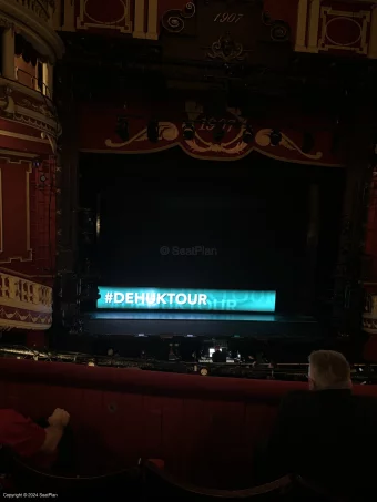 Sunderland Empire Dress Circle C26 view from seat photo