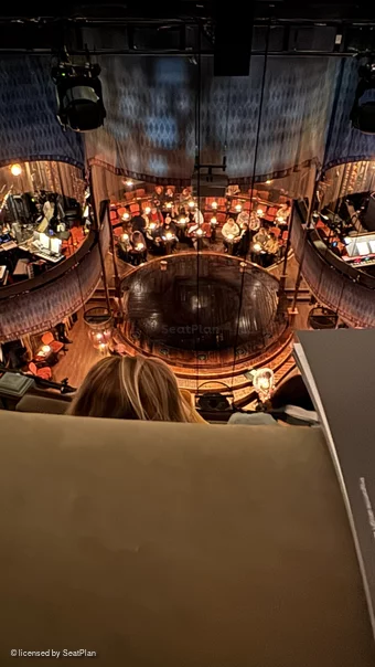 Playhouse Theatre Upper Circle C13 view from seat photo