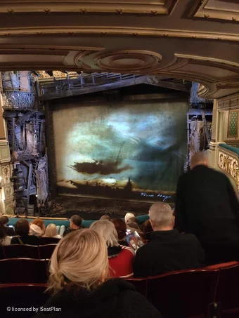 Sondheim Theatre Dress Circle F4 view from seat photo