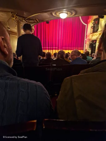 Garrick Theatre Stalls O22 view from seat photo
