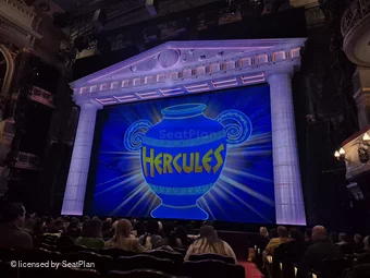 Theatre Royal Drury Lane Stalls M16 view from seat photo