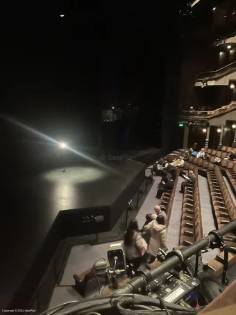 Barbican Theatre Circle AA14 view from seat photo