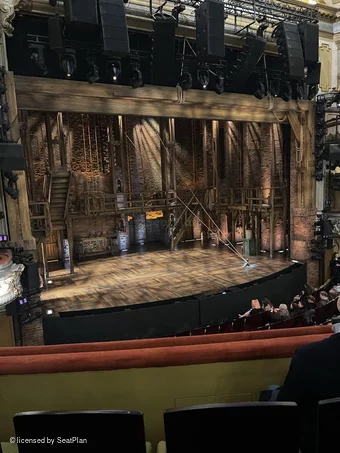 Victoria Palace Theatre Royal Circle C35 view from seat photo