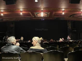 Studio 54 Theatre Orchestra O105 view from seat photo