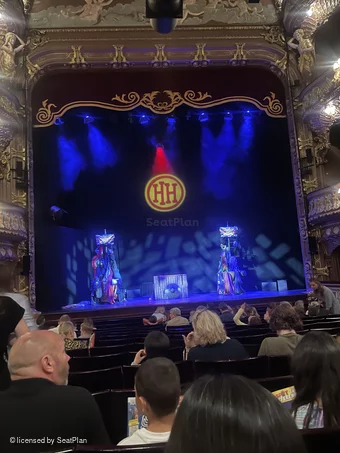 Apollo Theatre Stalls Q13 view from seat photo