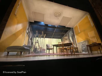 Harold Pinter Theatre Stalls A13 view from seat photo