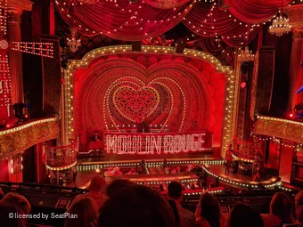 Piccadilly Theatre Royal Circle D22 view from seat photo