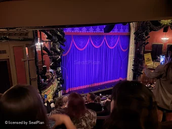 Lyceum Theatre Mezzanine H19 view from seat photo