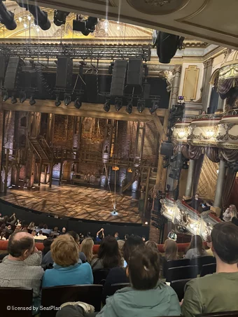 Victoria Palace Theatre Royal Circle F8 view from seat photo