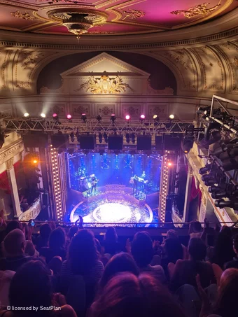 Vaudeville Theatre Upper Circle F12 view from seat photo