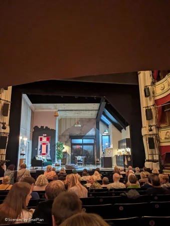 Theatre Royal Brighton Stalls P12 view from seat photo