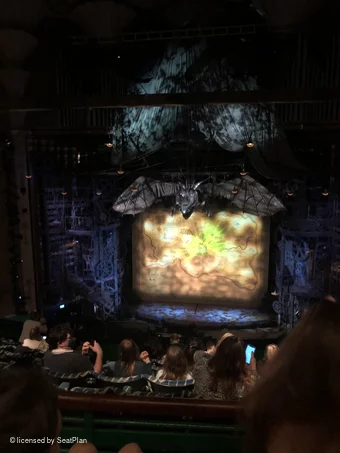 Apollo Victoria Theatre Dress Circle H21 view from seat photo
