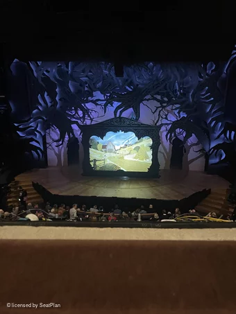 National Theatre - Olivier Circle A39 view from seat photo