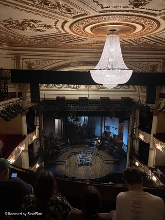 Lyric Theatre Balcony C17 view from seat photo