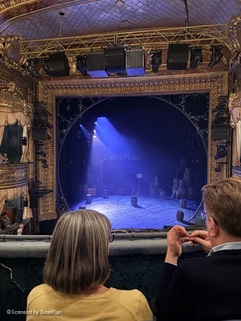Theatre Royal Haymarket Royal Circle B10 view from seat photo