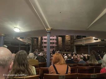 Harold Pinter Theatre Stalls R17 view from seat photo