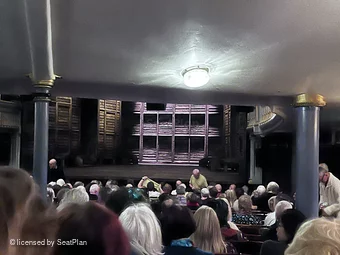 Harold Pinter Theatre Stalls T1 view from seat photo