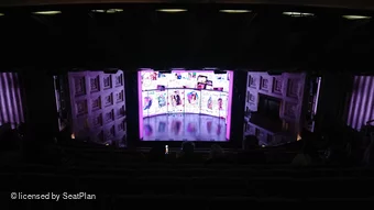 Savoy Theatre Dress Circle M12 view from seat photo