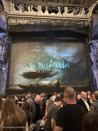Sondheim Theatre Stalls J18 view from seat photo