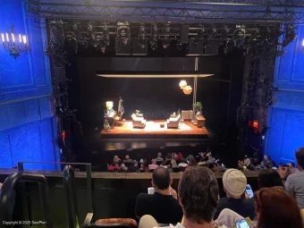 Hayes Theater Mezzanine D112 view from seat photo