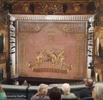 Theatre Royal Haymarket Royal Circle D11 view from seat photo