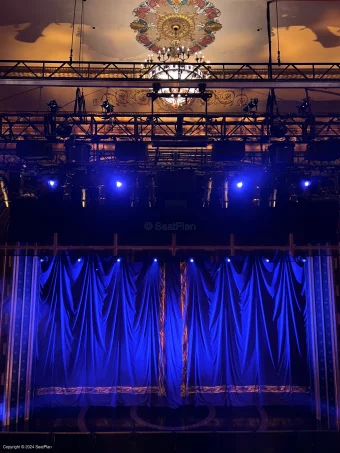 Lena Horne Theatre Front Mezzanine C107 view from seat photo