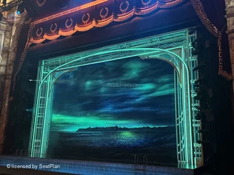 London Coliseum Stalls H7 view from seat photo