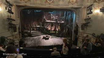 Ambassadors Theatre Circle G12 view from seat photo
