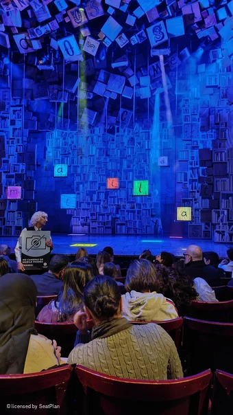 Cambridge Theatre Stalls H11 view from seat photo