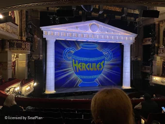 Theatre Royal Drury Lane Royal Circle F36 view from seat photo