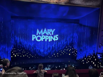 Prince Edward Theatre Dress Circle D22 view from seat photo