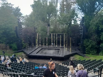 Regent's Park Open Air Theatre Upper Centre Q37 view from seat photo