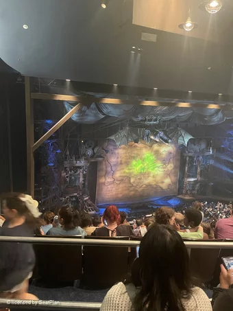 Gershwin Theatre Mezzanine G29 view from seat photo