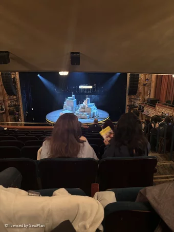 Longacre Theatre Mezzanine J101 view from seat photo